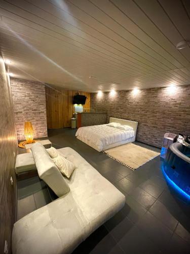 Χώρος καθιστικού στο Le Loft