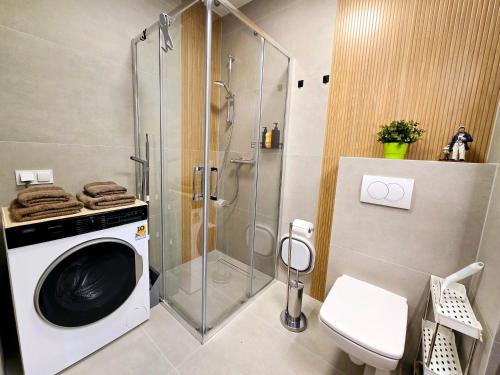 Ένα μπάνιο στο Apartament Miro