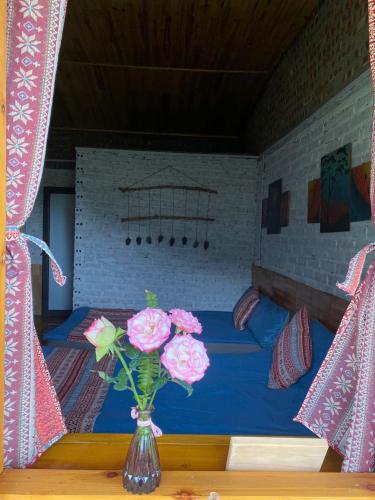 Χώρος καθιστικού στο The Link farmstay