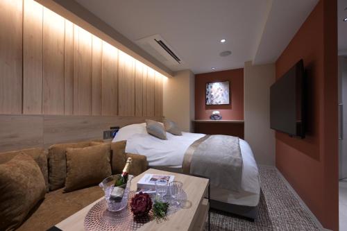 TV/Unterhaltungsangebot in der Unterkunft HOTELみなと-Minato- 麻布十番