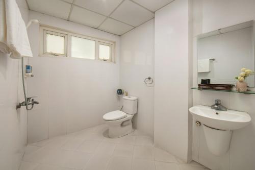 Koupelna v ubytování Mia Sen Vong Hotel Ha Noi