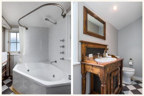 Bilik mandi di Cottage 4 Hyams Beach Seaside Cottages