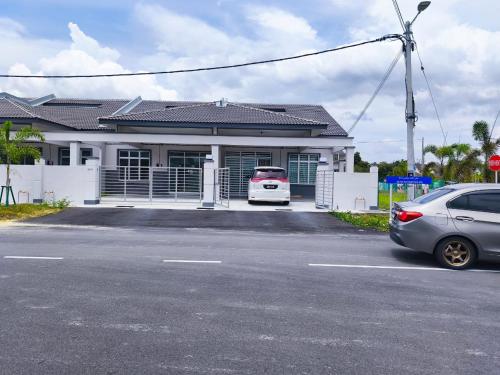 Het gebouw waarin het vakantiehuis zich bevindt