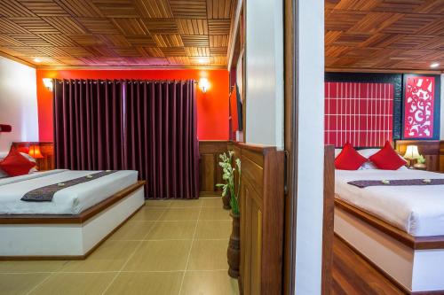 Кровать или кровати в номере SATTA Private Pool Villa