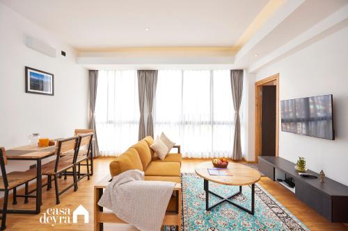SK Apartments By Casadeyraにあるテレビまたはエンターテインメントセンター