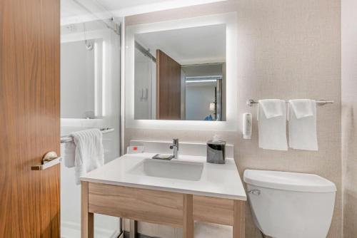 Koupelna v ubytování Sleep Inn Oakbrook Terrace - Chicago