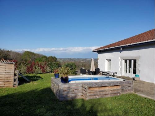 Family home with pool