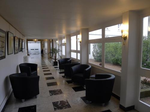 Χώρος καθιστικού στο Hôtel du Sablar