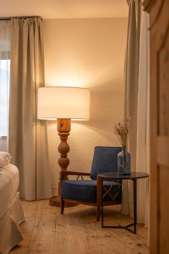 Ένα ή περισσότερα κρεβάτια σε δωμάτιο στο Steinach Townhouse Meran