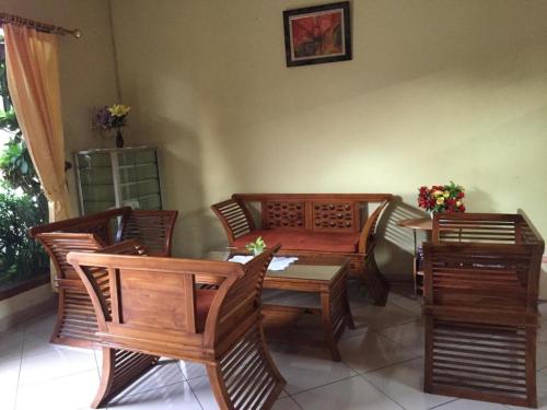 Гостиная зона в Hotel Bunga Pantai