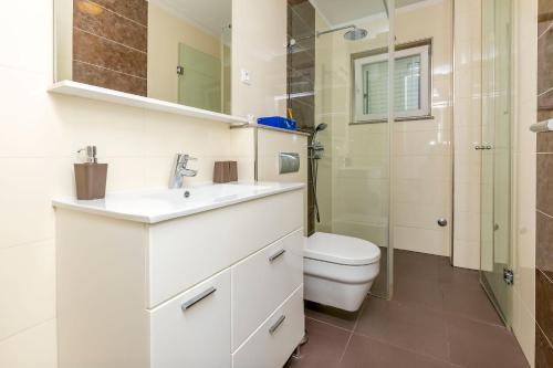 Koupelna v ubytování Apartment Belle Vue