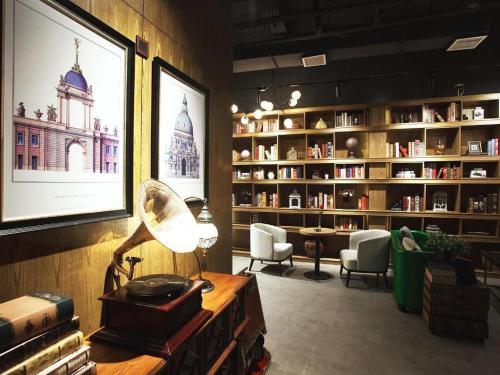 Χώρος καθιστικού στο James Joyce Coffetel·Hengyang Jiefang Road Xianfeng Dock