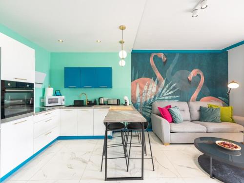 Modern 1BR Ocean View with AC and Pool in Costa Adeje by Aqua Vista Tenerife