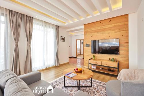 SK Apartments By Casadeyraにあるテレビまたはエンターテインメントセンター