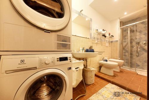 Koupelna v ubytování Casa Nana, nel borgo di Peccioli