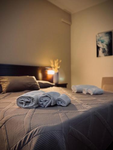 Postel nebo postele na pokoji v ubytování Freya Rooms