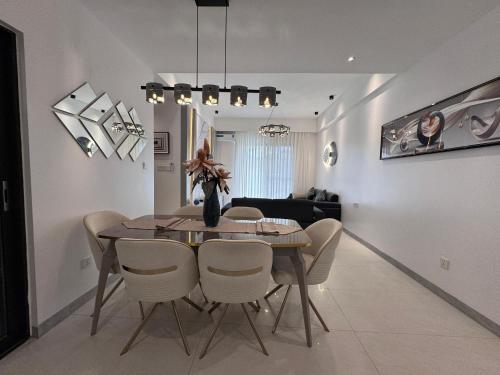 Ruang duduk di D-Green Apartment