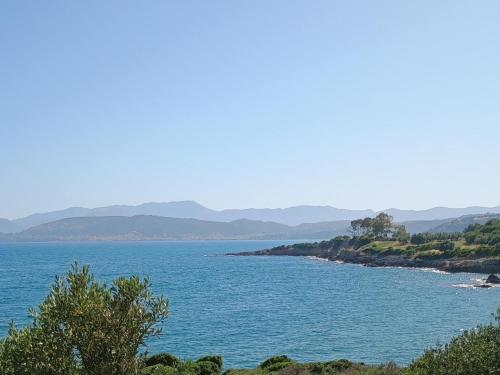 a view of a large body of water at Joanna's House in Leímonas