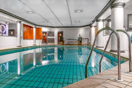 a swimming pool on a cruise ship at Grand Hotel Blackpool in Blackpool