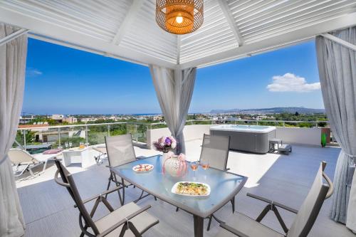 Μπαλκόνι ή βεράντα στο Slavena Suite