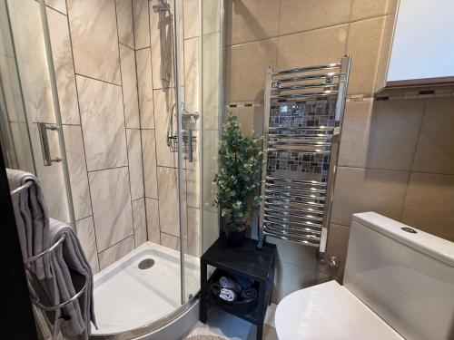 Koupelna v ubytování Studio C - Newly renovated private 1 bed studio near Trent Bridge Cricket Ground and National Water Sports Centre