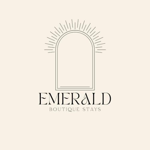 an arch logo template with an open door at Carmel Emerald in Haifa