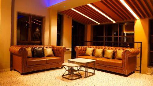 Posezení v ubytování Anantam- A 3bhk luxurious Villa