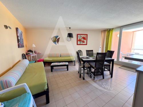 APPARTEMENT 46M², 1 CHAMBRE, PISCINE, TENNIS, PLAGE DIRECT