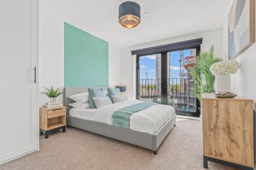 Ένα ή περισσότερα κρεβάτια σε δωμάτιο στο The Vintara Suite - Central - 2Bed - Cozy Stay