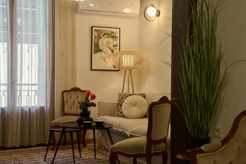 Χώρος καθιστικού στο Gin&Tonic first floor Apartment - Center of Zakynthos Town