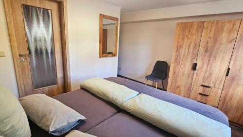 Katil atau katil-katil dalam bilik di Ferienwohnung Lindenbaum