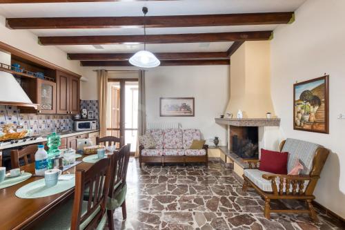 Χώρος καθιστικού στο Casa Fefè