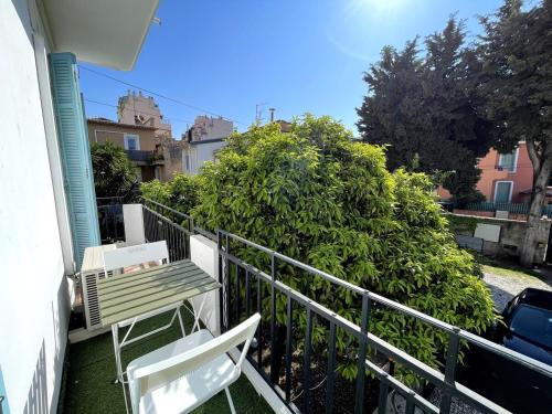 Studio proche mer, avec terrasse et parking