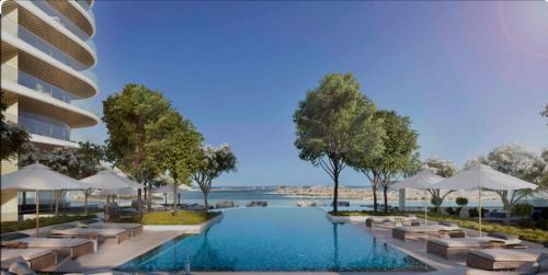 Skyline Serenity Holiday Home I Grand Bleu 2 Bedroom Apartment I Private Beach I Palm Jumeirah, Sea & Sky Views I Infinity Pool I PS5