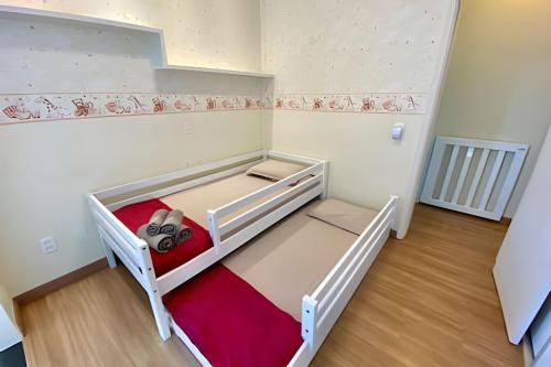 Postel nebo postele na pokoji v ubytování Lazer completo no melhor do Gonzaga!