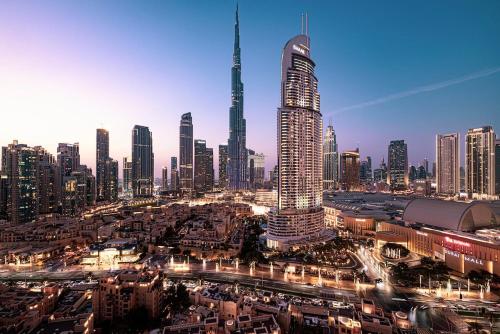 Lux apartment with full Burj View - 5 min walk to Dubai Mall