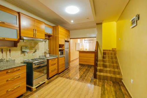 Dapur atau dapur kecil di Irebe Home