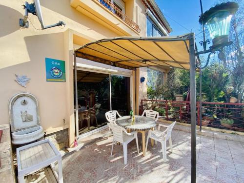 Μπαλκόνι ή βεράντα στο Au bord des jardins