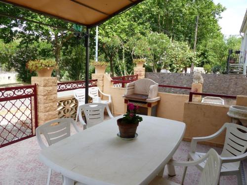 Μπαλκόνι ή βεράντα στο Au bord des jardins