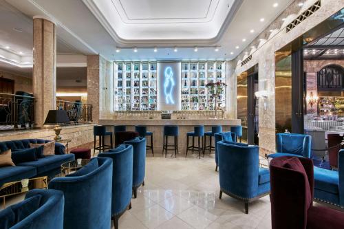 Χώρος καθιστικού στο Grand Hotel Oslo