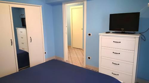 TV a/nebo společenská místnost v ubytování Hotel Villa Nefele