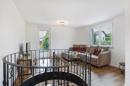 Ruang duduk di Schwarzwald Apartment