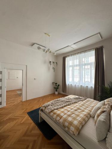 Postel nebo postele na pokoji v ubytování City center apartment