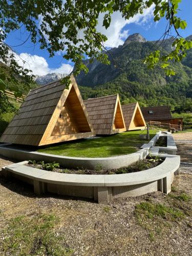 Üldine mäevaade või majutusasutusest Glamping Kamp Triglav pildistatud vaade