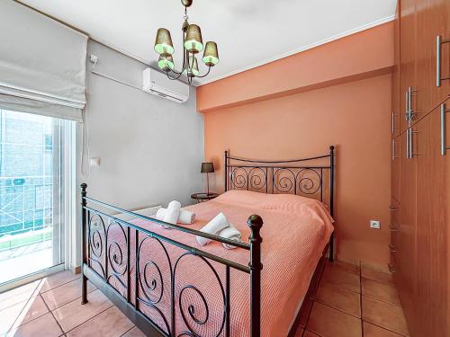 Postel nebo postele na pokoji v ubytování Escape pool villa in Anavissos