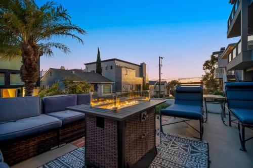 Balkón nebo terasa v ubytování Manhattan Beach Guest Suite