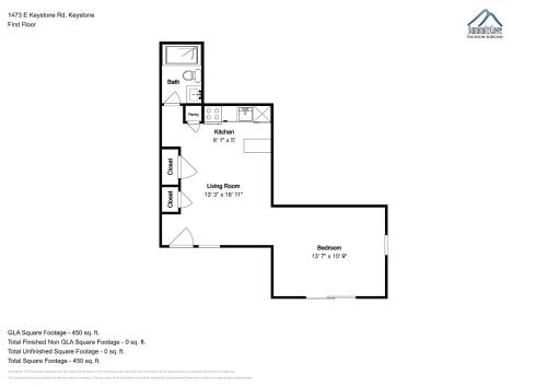 Půdorys ubytování Key Condo 2930A by SummitCove Lodging