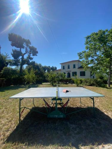 Πινγκ πονγκ στο B&B in an 1800s Frescoed Villa with Panoramic Solarium and Historic Park - Villa Mastrangelo ή εκεί κοντά