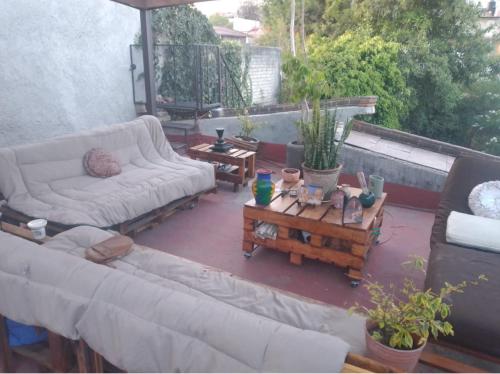 Posezení v ubytování Casa en Xochimilco para 5 personas ideal para el Mundial 2026