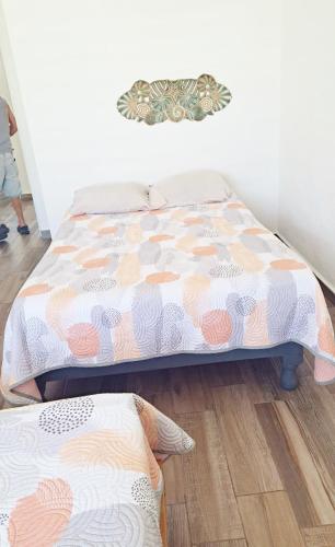 Katil atau katil-katil dalam bilik di Residencial Azul Portovera - 5 Min Playas